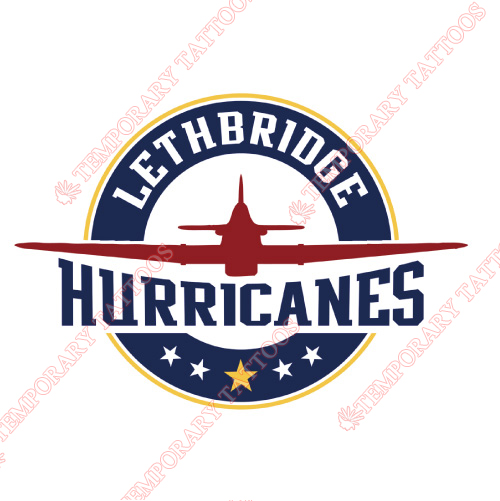 Lethbridge Hurricanes Customize Temporary Tattoos Stickers NO.7517